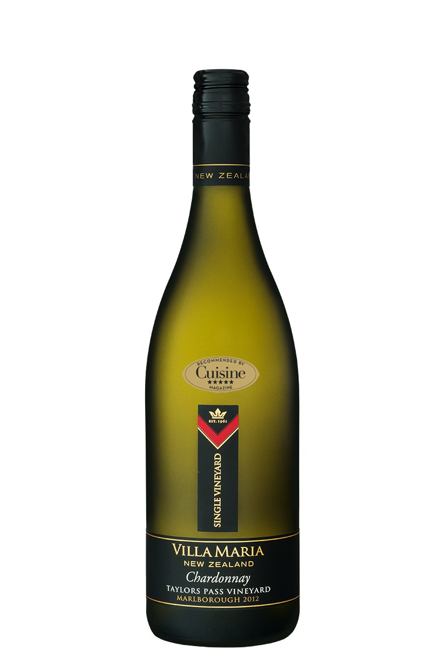 Villa Maria Single Vineyard Taylors Pass Marlborough Chardonnay 2012 ...